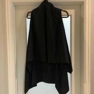 Cute black silk/cotton ladies tunic vest